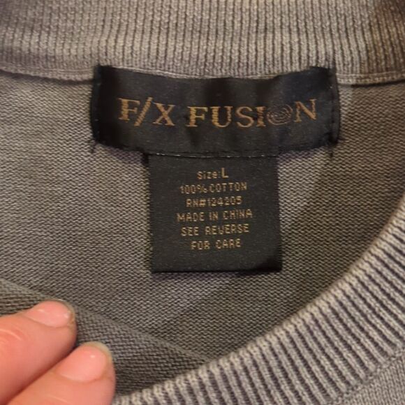 F/X Fusion Austin Crew sweater in a walnut color - Picture 4 of 5